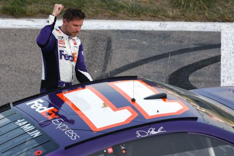 Denny Hamlin, Joe Gibbs Racing at Kansas